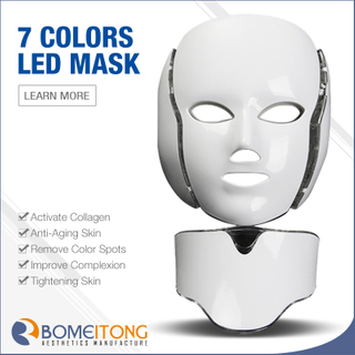 Led light therapy mask 7 colors for face and neck FM8