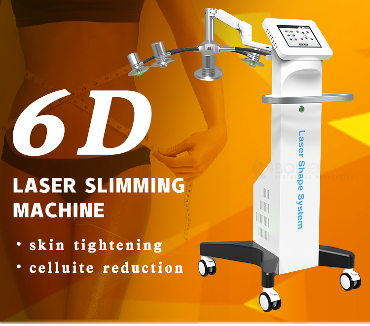 New Noninvasive 6d Laser Shape Burn Fat 532nm Wavelengths Lipo Laser