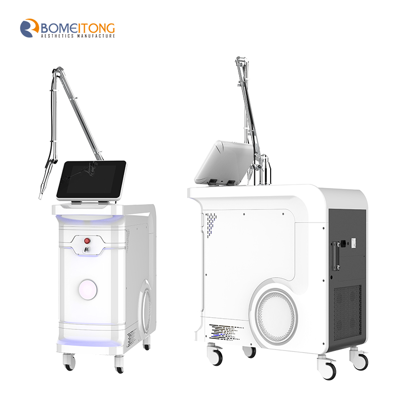 Pico laser machine with air compressor cooling
