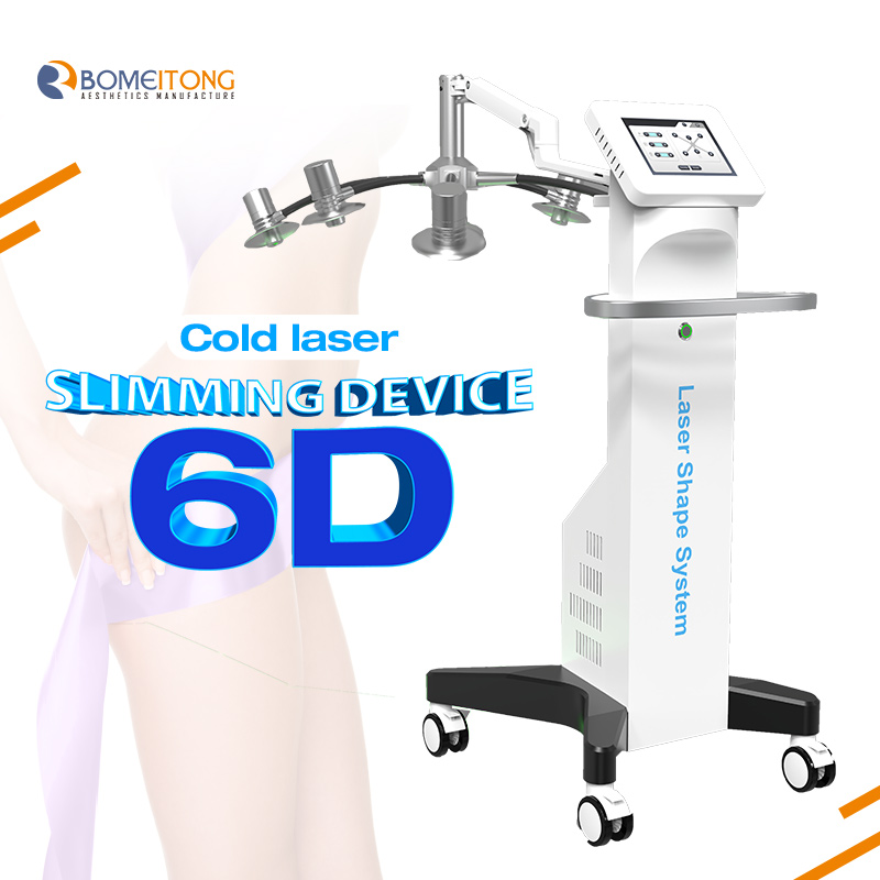 Vertical lipo laser body slimming machine 160 mw laser pads 532nm Green light Body Contouring