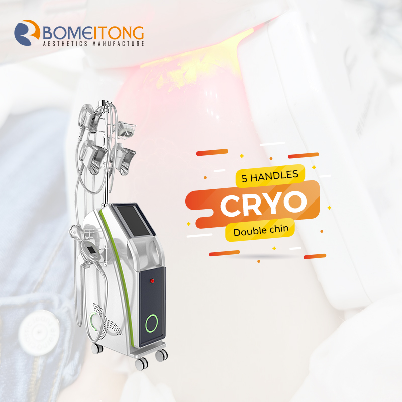 Criolipolisis Slimming Machine 5 in 1 with Double Chin Handle