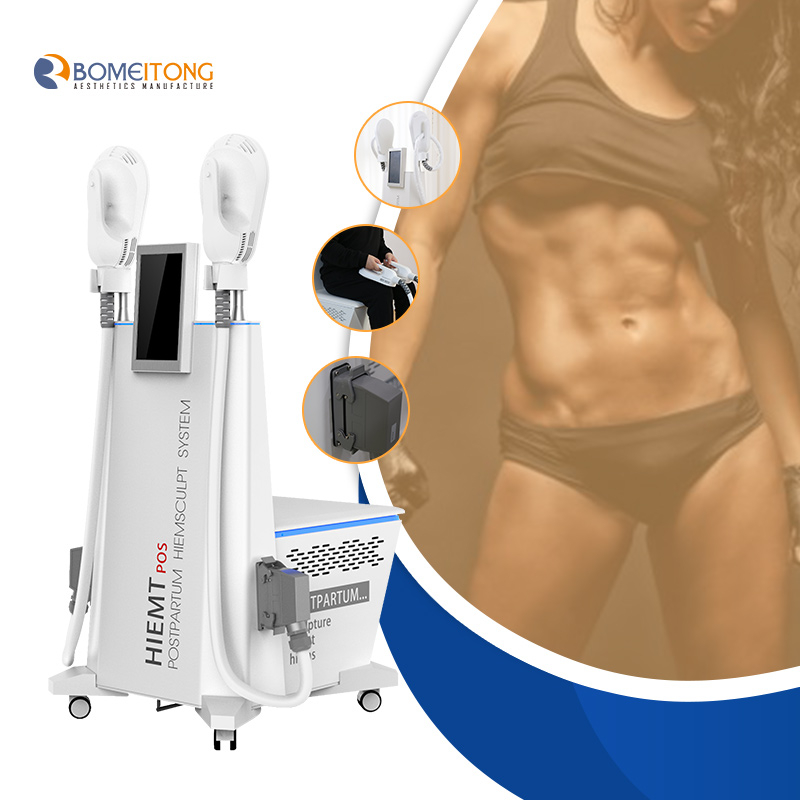 Hi emt with electromagnetuc chair muscle stimulation machine cellulite removal