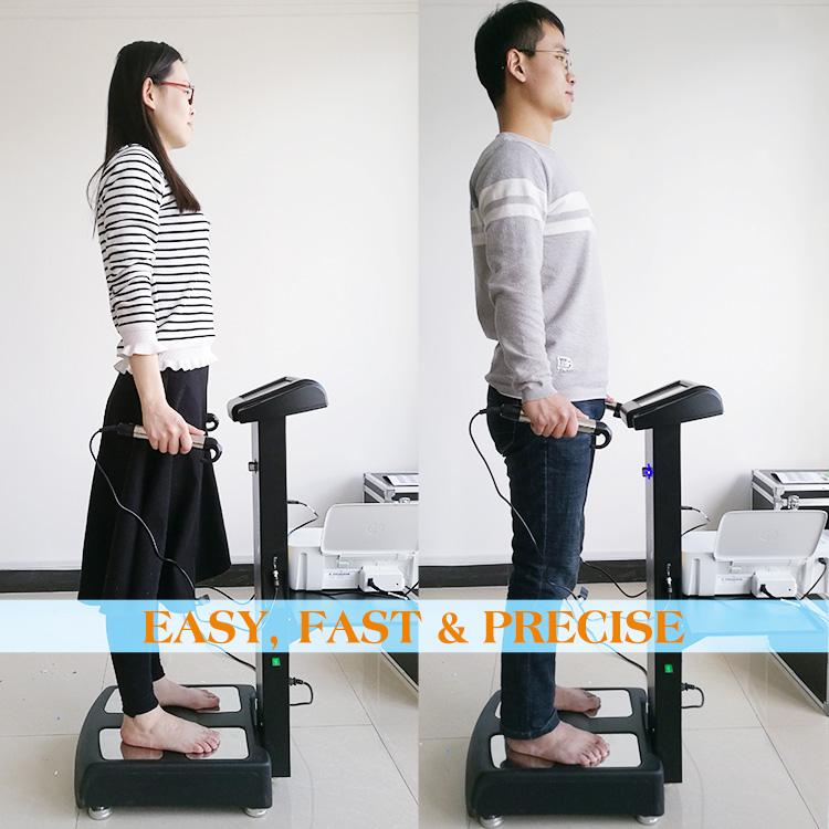 Body analysis test device fat-free weight obesity diagnosis precise