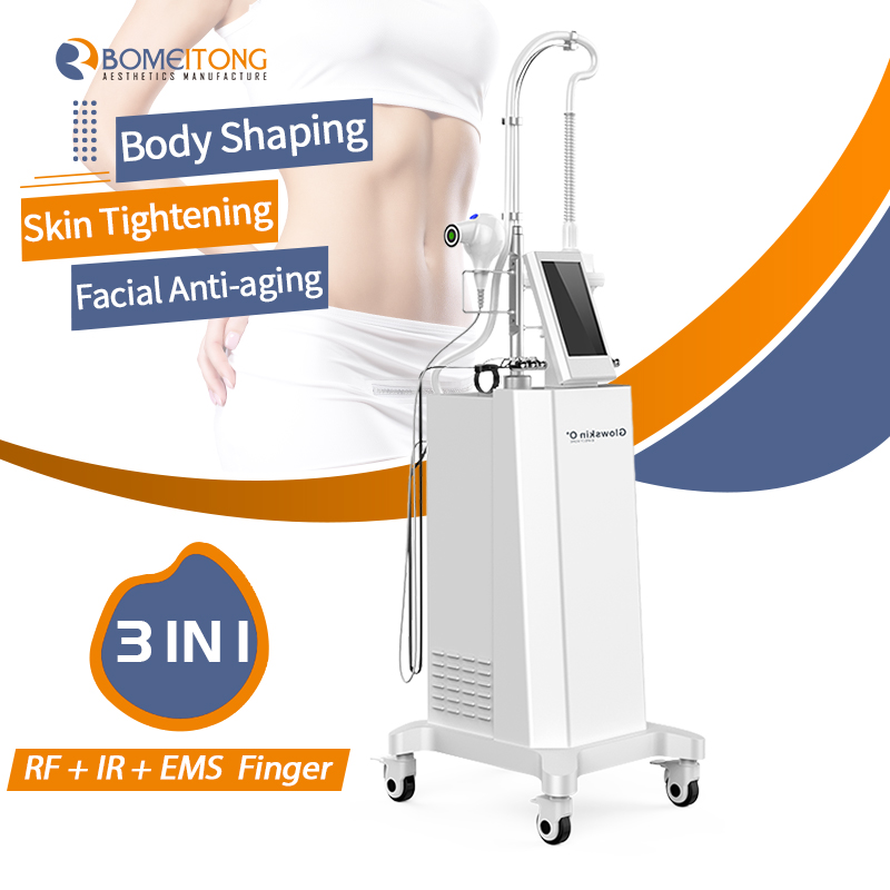 Vacuum therapy machine Fat rotating butt lift rf equipment EMS finger