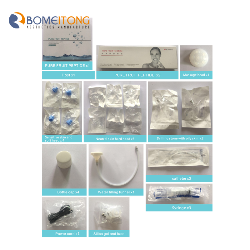 High purity oxygen facial therapy Jet Peel CO2 Bubble steamer Spray Whitening microdermabrasion RF Skin Tightening Machine