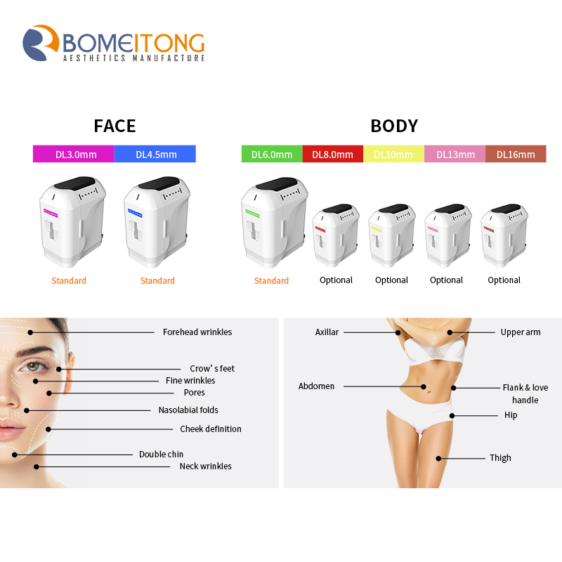 Korea Hifu 3d Face Body Slimming Machine System