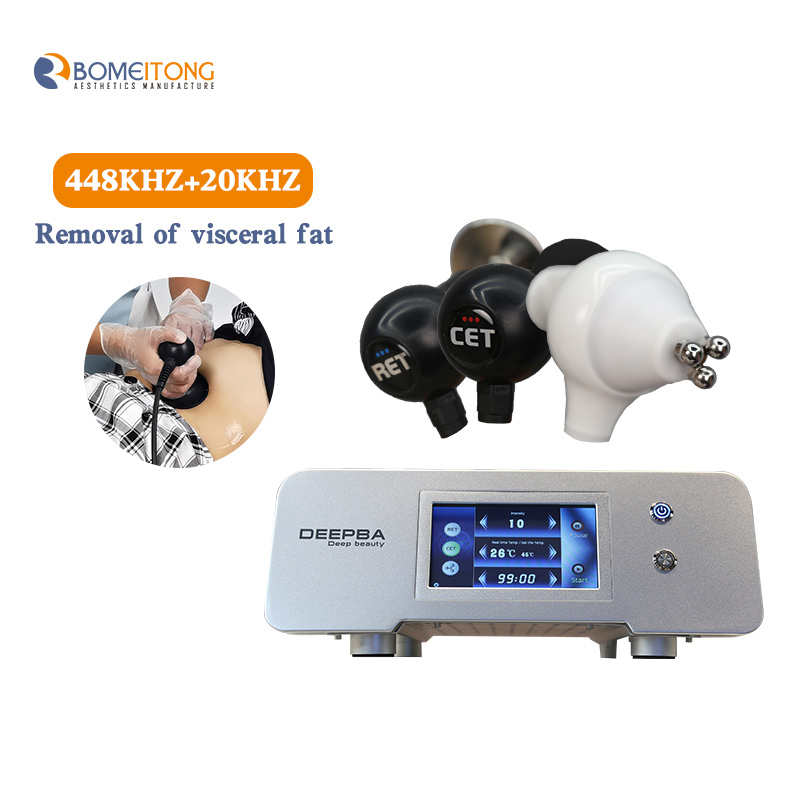 Cet ret machine physiotherapy shockwave 448khz 2021 cellulite reduction rf