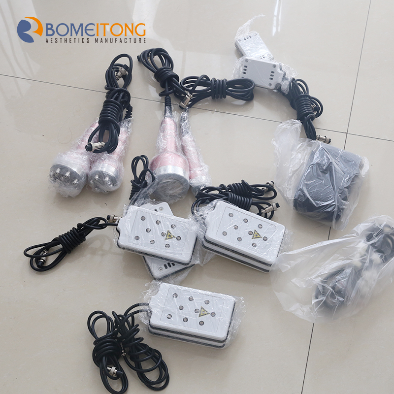 Portable rf skin tightening skin and body cavitation radio frequency 6 in 1