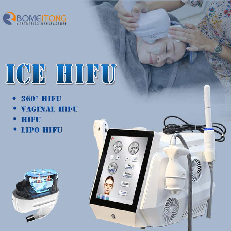 Best Ice Hifu Machine Professional 360° +Lipo +Vaginal Hifu 5 In1