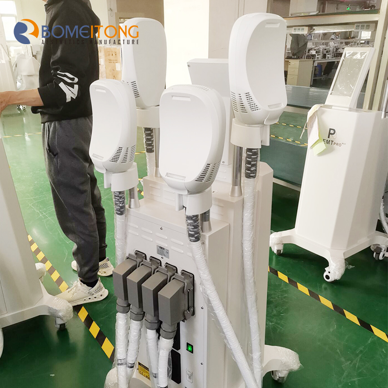 Hiemt 5 handles air cooling machine Muscle Building Non-Invasive tesla sculpt body ems massage