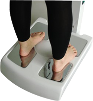 body fat composition analyzer scale test 25 values