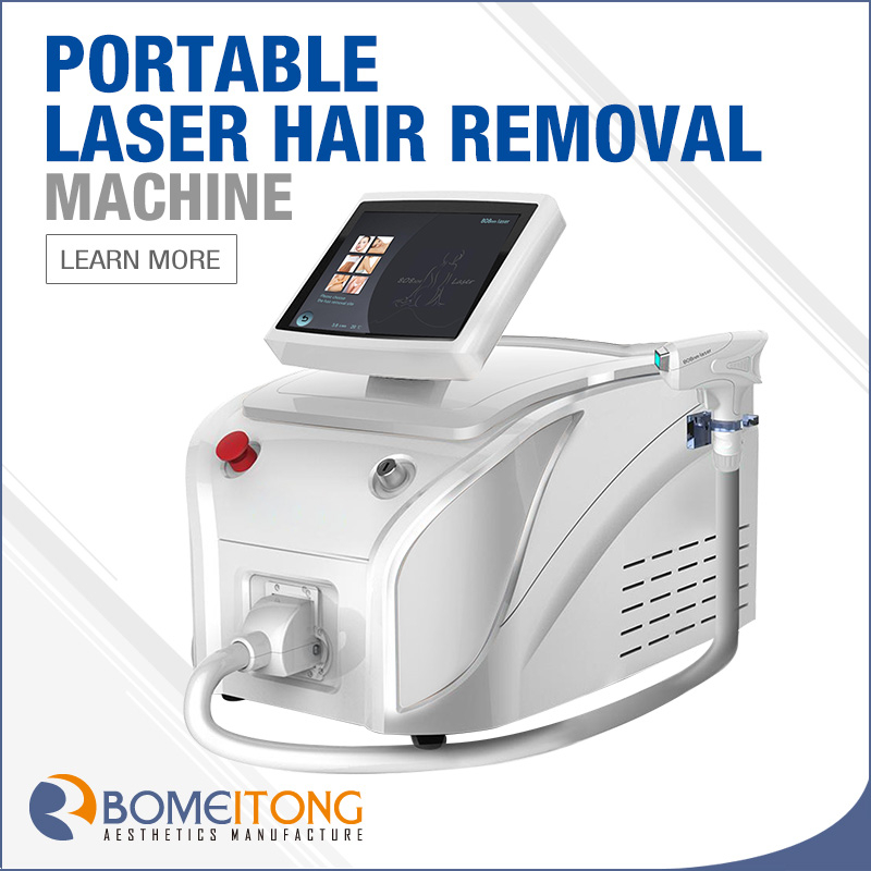 Portable 808nm Diode Laser Hair Removal Machine for Sale